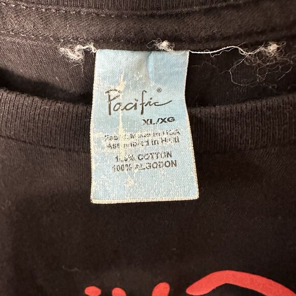 Gorillaz Band Black T Shirt Pacific Tag Red Script Men’s Size XL Music Y2K - Picture 6 of 7